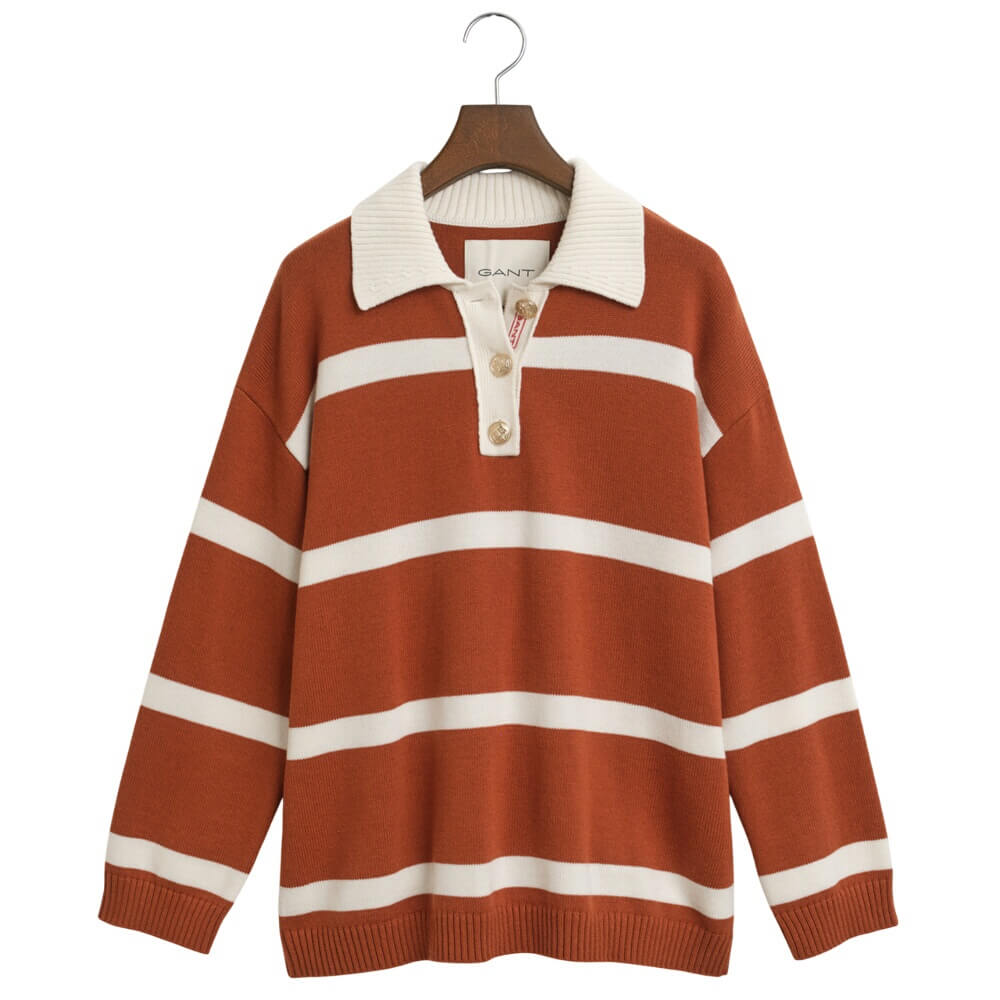 Gant Striped Knitted Rugger